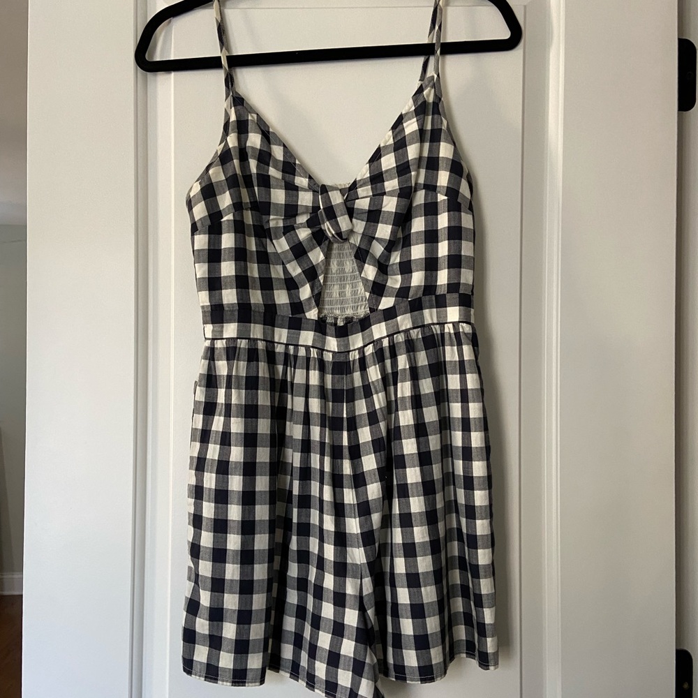 gingham romper - Picture 3 of 3